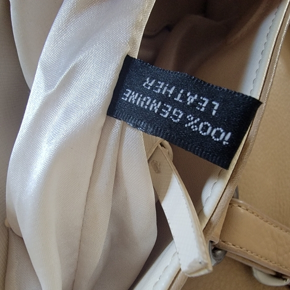 DKNY Tan Leather Tote - Picture 8 of 16